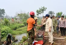 Momen Presiden Prabowo Pantau Pemadaman Karhutla di Kalimantan
