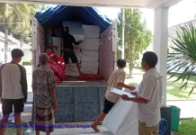 Kemensos Kirim Bantuan Korban Kebakaran Sade