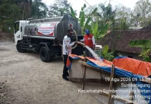 BNPB Salurkan 363.800 Liter Air Bersih di Malang