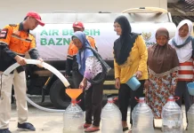 BAZNAS Salurkan 48.000 Liter Air Bersih Terdampak Kekeringan di Kulon Progo
