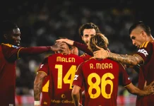 Malen Hat-trick, AS Roma Hajar Fiorentina 4-0