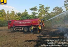 Kementerian PU Suplai Air Tangani Karhutla di Kalteng dan Maluku Utara