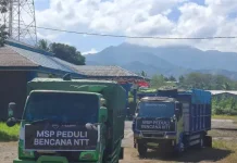 BPBD Ende Distribusikan 12.300 Paket Sembako, Pastikan Bantuan Terus Mengalir
