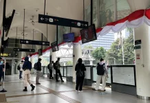 Halte Dukuh Atas Lengang, Banyak Pekerja WFH
