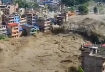 Banjir Bandang di Perbatasan Nepal-Tibet Akibatkan 160 Orang Meninggal