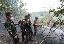 TNI AU Kerahkan 50 Personel Padamkan Karhutla di Balikpapan