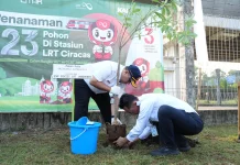 Rayakan Tiga Tahun, LRT Jabodebek Tanam 123 Pohon dan Gelar Donor Darah