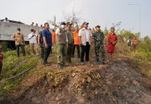 Menhut Tinjau Penanganan Karhutla di Ogan Ilir Sumatra Selatan