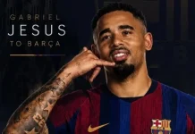 Gabriel Jesus Tiba di Barcelona, Selangkah Lagi Resmi Jadi Pemain Barca