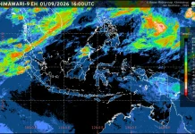 Prakiraan Cuaca Ibu Kota Provinsi se-Indonesia, 2 September