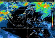 Prakiraan Cuaca Ibu Kota Provinsi se-Indonesia, 3 September