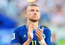 Edin Dzeko Segera Gantung Sepatu, Swedia Jadi Laga Perpisahan