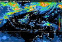 Prakiraan Cuaca Ibu Kota Provinsi se-Indonesia, 5 September