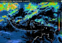 Prakiraan Cuaca Ibu Kota Provinsi se-Indonesia, 7 September