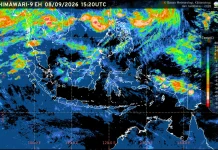 Prakiraan Cuaca Ibu Kota Provinsi se-Indonesia 9 September