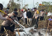 Wapres Tinjau Penanganan Kebakaran Hutan dan Lahan di Tiga Provinsi Kalimantan