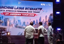 LRT Jabodebek Luncurkan Layar Interaktif di Stasiun Ciracas