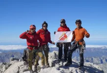 Tim IBEX Kibarkan Merah Putih di Tiga Tebing Berbahaya Eropa