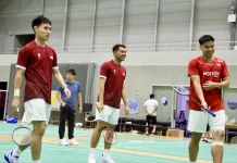 Latihan Pertama Tim Bulu Tangkis Indonesia Fokus Pengembalian Kondisi