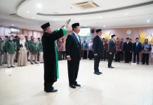 Amran Lantik Tiga Pejabat Tinggi Madya Bapanas