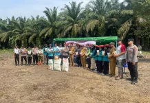 Cegah Karhutla, PT SHJ Tanam Jagung Bersama Warga Muara Bengkal