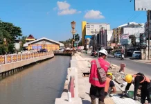 PU Perkuat Pengendalian Banjir Banjarmasin melalui Revitalisasi Sungai Veteran