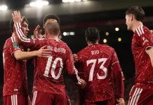 Liverpool Kalahkan Tottenham 3-1, Melaju ke Babak Keempat Carabao Cup