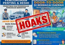 Korlantas Tegaskan Penagihan Pajak Kendaraan ke Rumah Warga adalah Hoaks