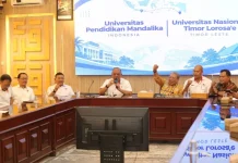 KONI Tuntaskan Diplomasi Olahraga Bersama Timor Leste