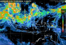 Prakiraan Cuaca Ibu Kota Provinsi se-Indonesia, 18 September