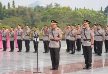 Jelang HUT ke-71, Korlantas Polri Ziarah ke TMP Kalibata Kenang Jasa Purnawirawan