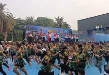 Antusiasme Peserta Lari Semarakkan TNI Run 2026 di Monas