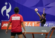 Sumaya Raih Medali Perak Pertama Indonesia dari Teqball di Asian Games 2026