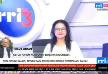 FKBI Soroti 25 Beras Fortifikasi Diduga Langgar Label