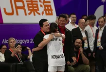 Menpora Erick Harap Perjuangan Tim Teqball Jadi Penyemangat Kontingen Indonesia