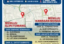 Ada Aksi Penyampaian Pendapat Besok, Ini Jalur Alternatifnya