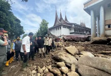 Wapres Tinjau Sejumlah Infrastrukur Terdampak Bencana di Solok Sumatra Barat