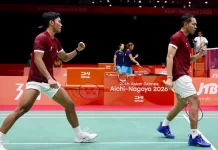 Ganda Putra Fajar/Fikri ke Semifinal, Bertekad Persembahkan Medali Emas