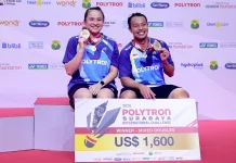 Rehan/Melati Juara Surabaya International Challenge 2026 nomor Ganda Campuran