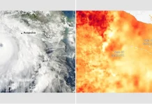 Badai Hurricane Polo Menguat Ekstrem di Mexico