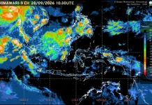 Prakiraan Cuaca Ibu Kota Provinsi se-Indonesia, 29 September