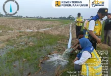 Kementerian PU Operasikan Tiga Pompa Atasi Kekeringan 600 Hektare Sawah Bekasi