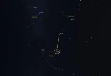 Langit Malam pada Bulan Oktober Diwarnai “Bintang Iblis” dan Nebula Kepala Penyihir