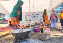 Ajinomoto dan BAZNAS Hadirkan Dapur Umum Bantu Warga Terdampak Bencana di Flores