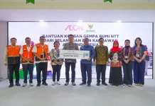 AEON Indonesia Salurkan Bantuan Rp233 Juta melalui BAZNAS untuk Pemulihan NTT