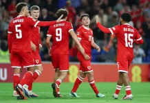 Wales Bangkit, Kalahkan 10 Pemain Norwegia 2-1