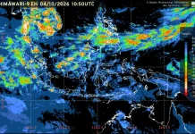 Prakiraan Cuaca Ibu Kota Provinsi se-Indonesia, 5 Oktober