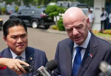 Presiden Prabowo Terima Presiden FIFA Gianni