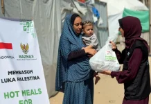 BAZNAS Salurkan Makanan untuk 3.500 Warga Gaza