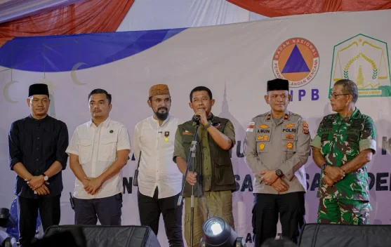 Bupati Aceh Timur Apresiasi Penyerahan Bantuan Huntara dan Kunker Kepala BNPB